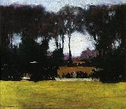 George Wesley Bellows Central Park oil